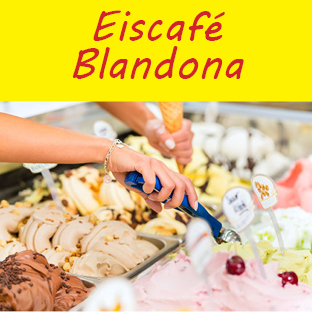 Eiscafe Blandona Logo & Bild